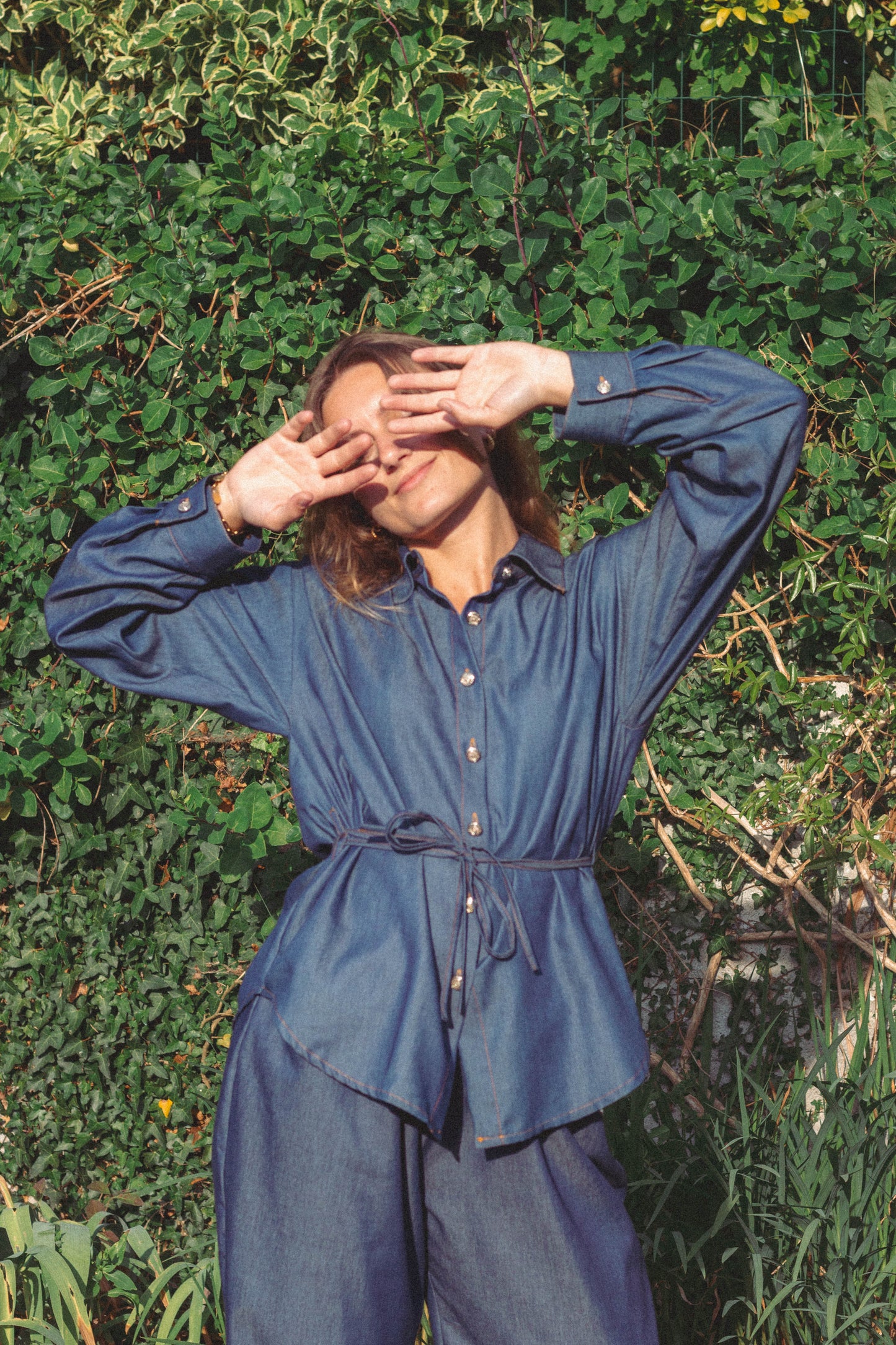 Ensemble fluide bleu Irina